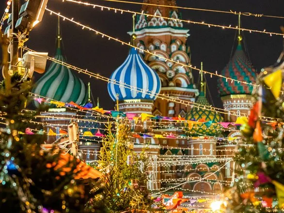 Новым годом в России